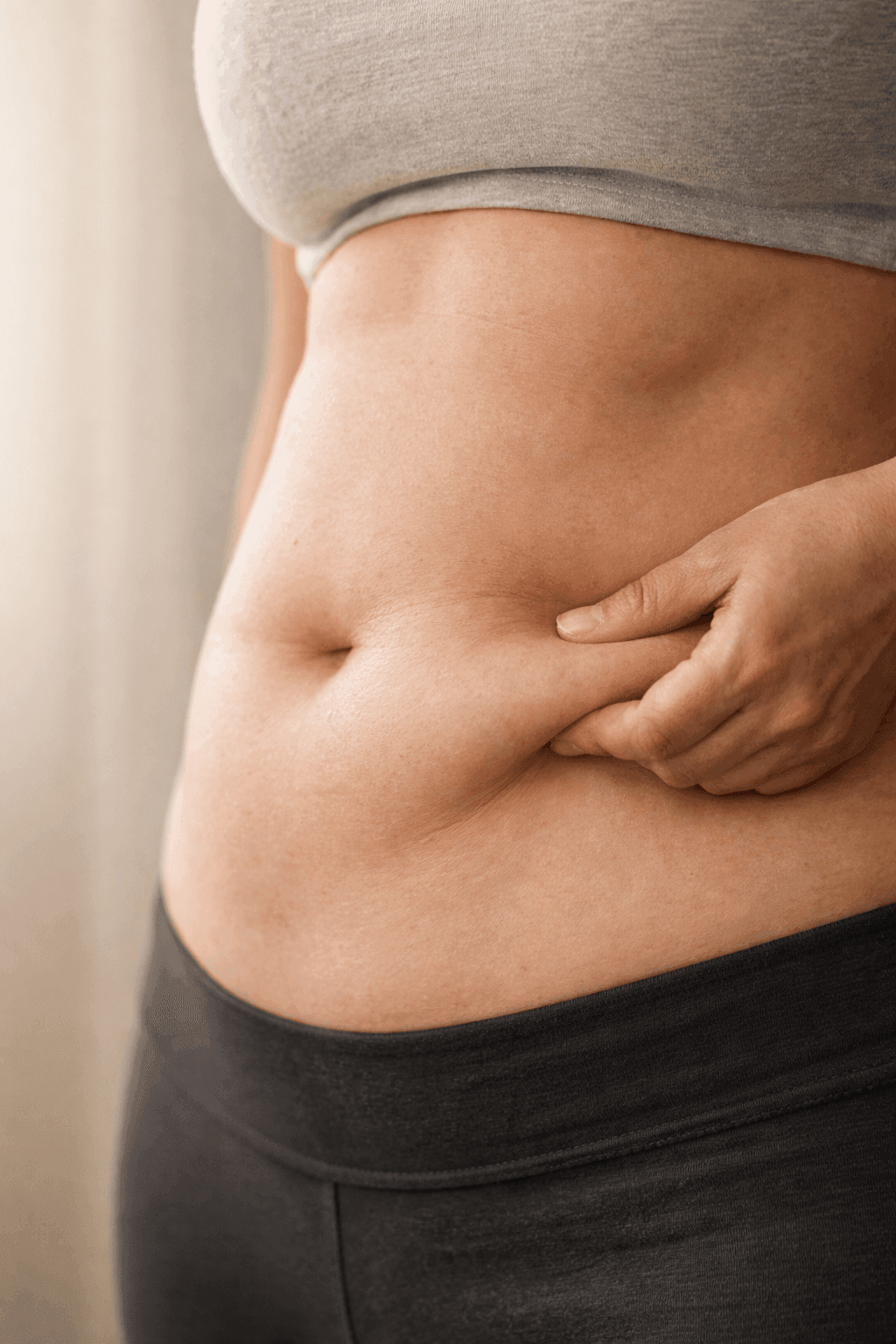 Grasa localizada en abdomen bajo y flancos resistente a dieta y ejercicio