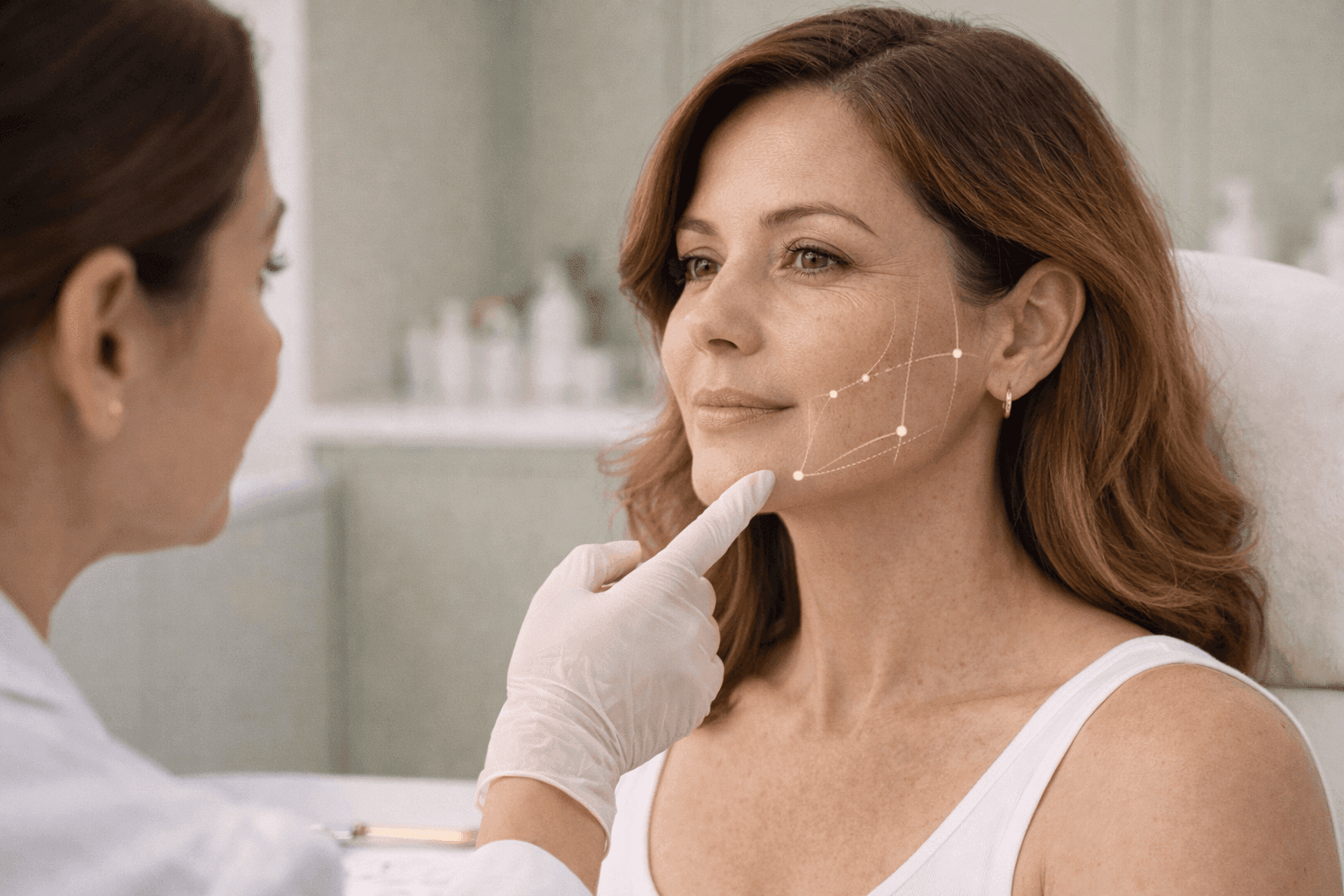 Cinco dimensiones del envejecimiento facial que tratamos en ALUMED