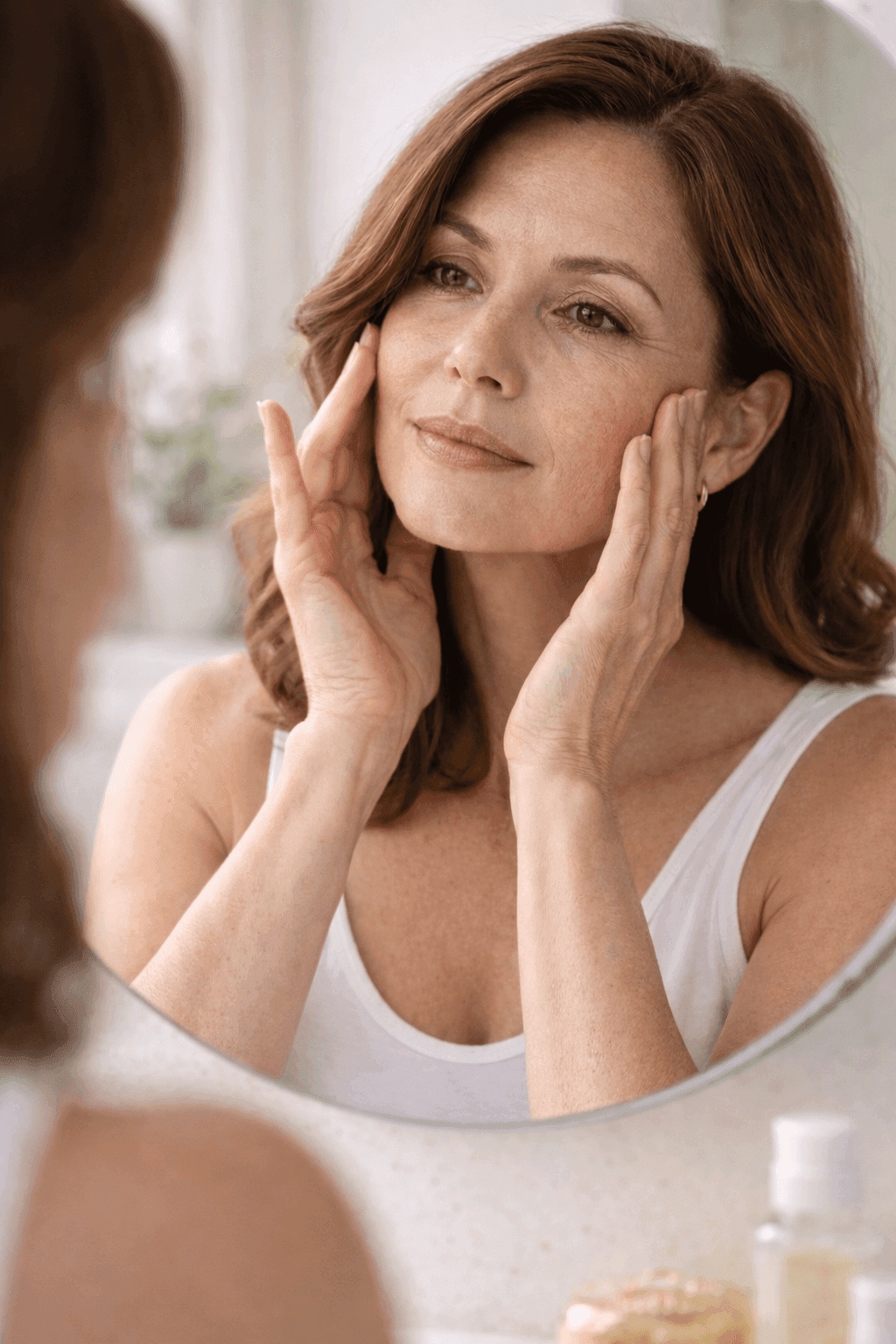 Signos de envejecimiento facial después de los 40: arrugas, pérdida de volumen, opacidad