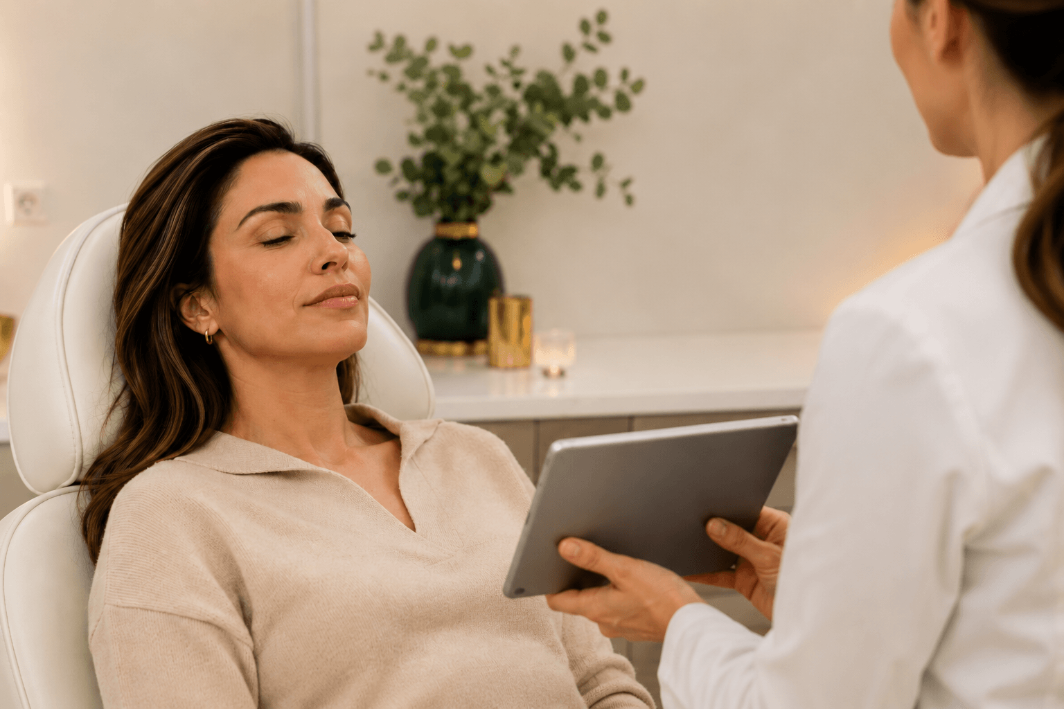 Cronograma de resultados del endolifting facial: día 0 a mes 3