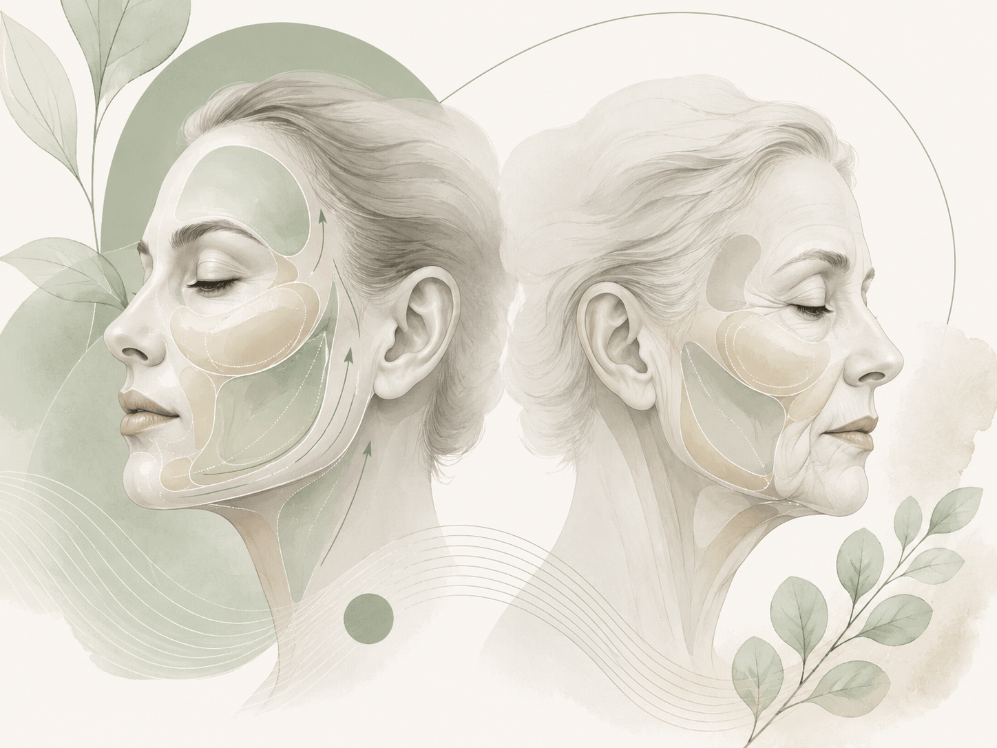 Cómo la pérdida de volumen facial con la edad afecta el resultado de la bichectomía
