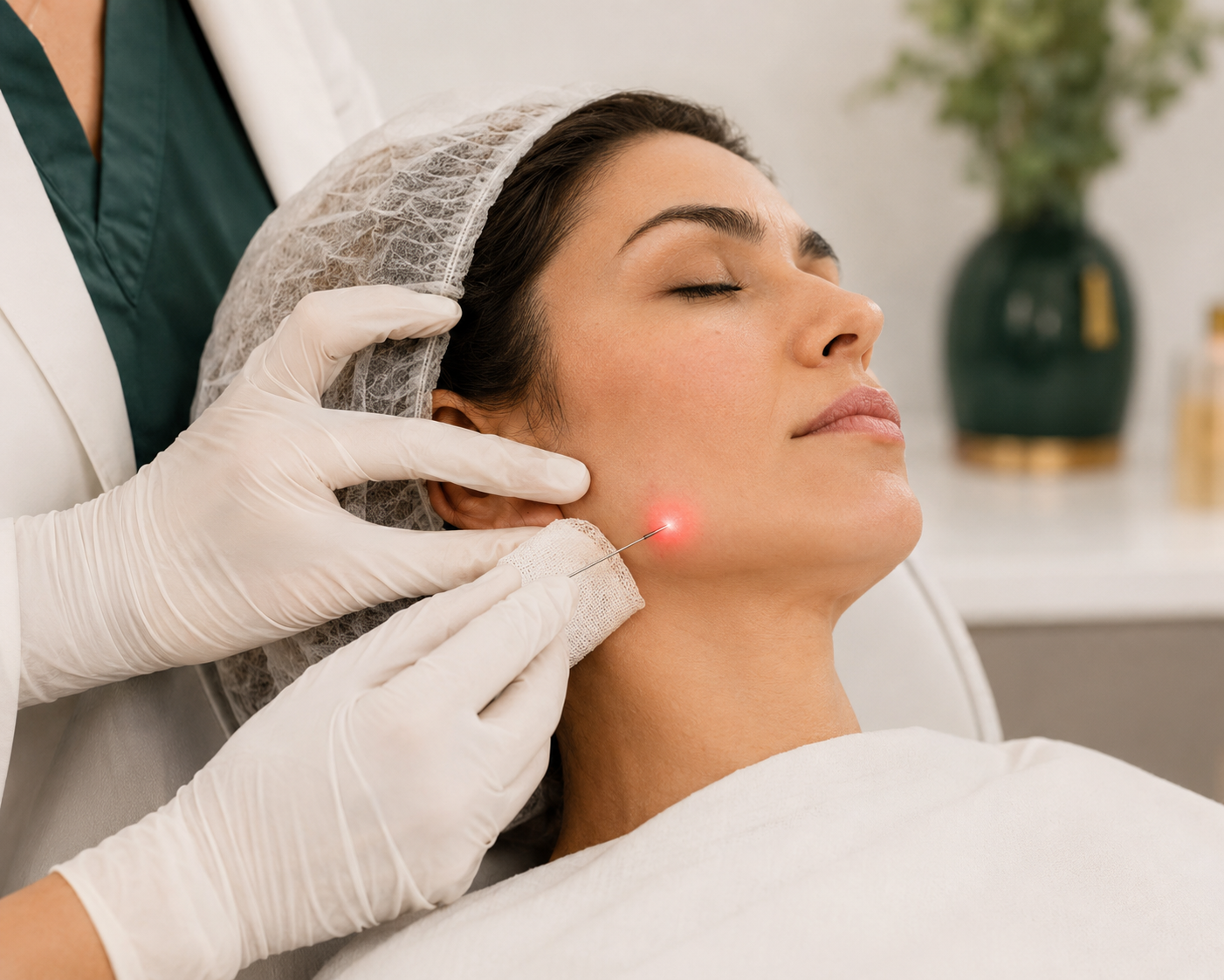 Cómo funciona el endolifting facial: fibra óptica subdérmica con doble longitud de onda 980nm + 1470nm