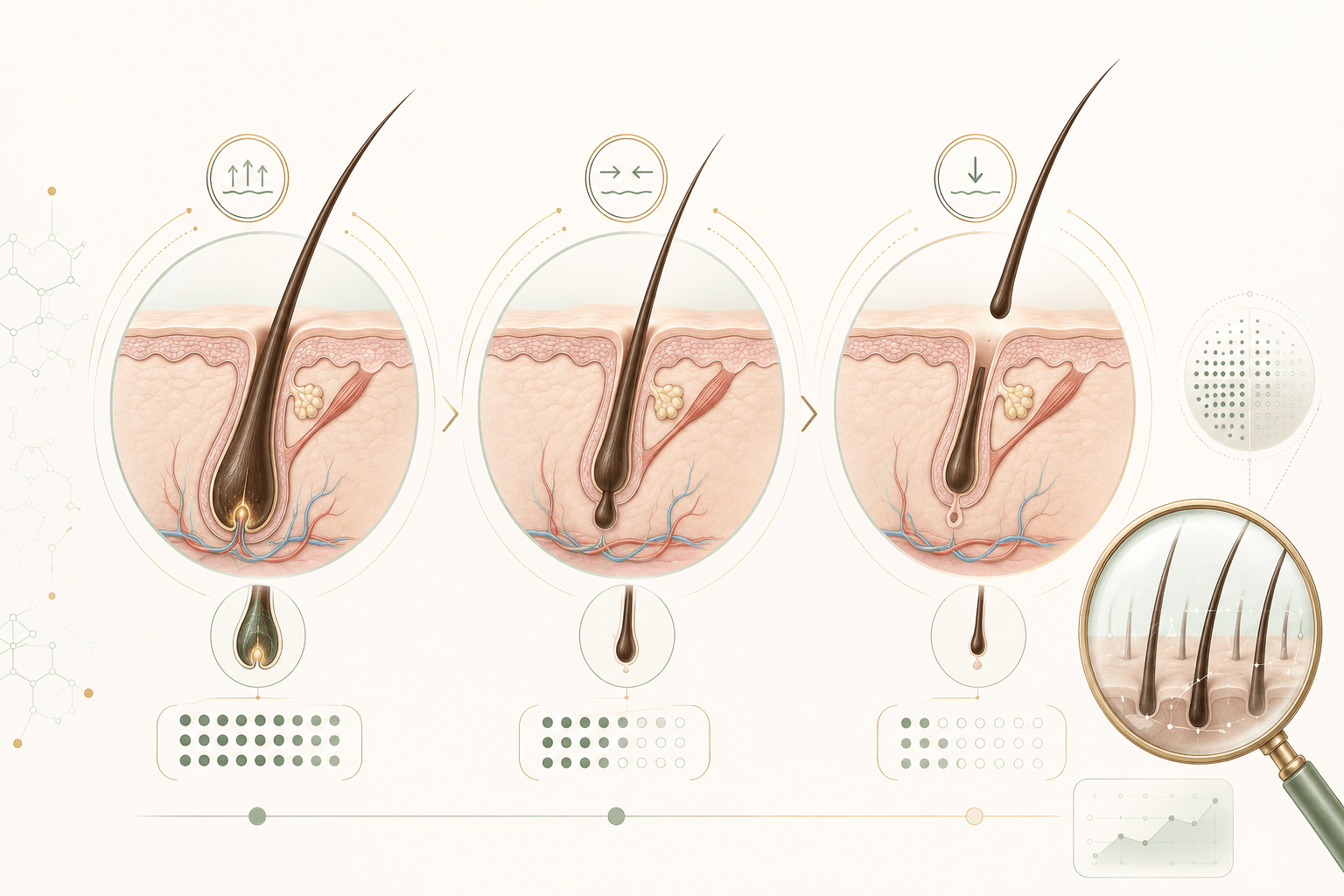 Tricoscopía digital para evaluar densidad folicular y miniaturización
