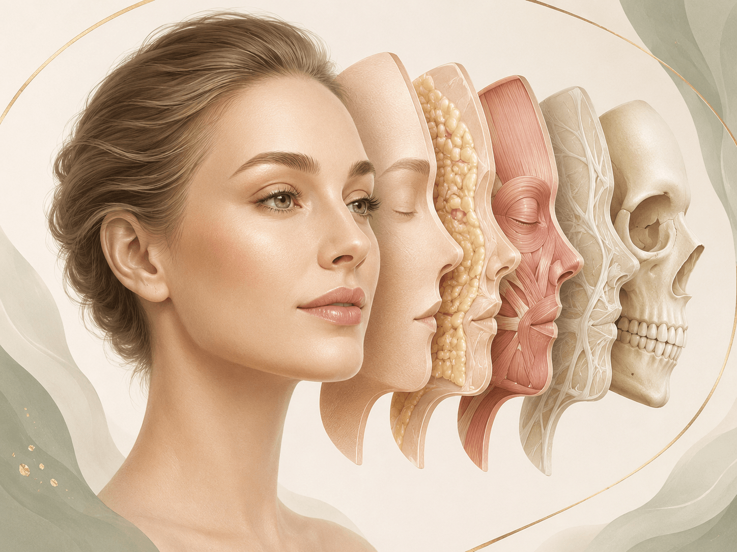 Cómo cambia el rostro con la edad: piel, volumen y soporte