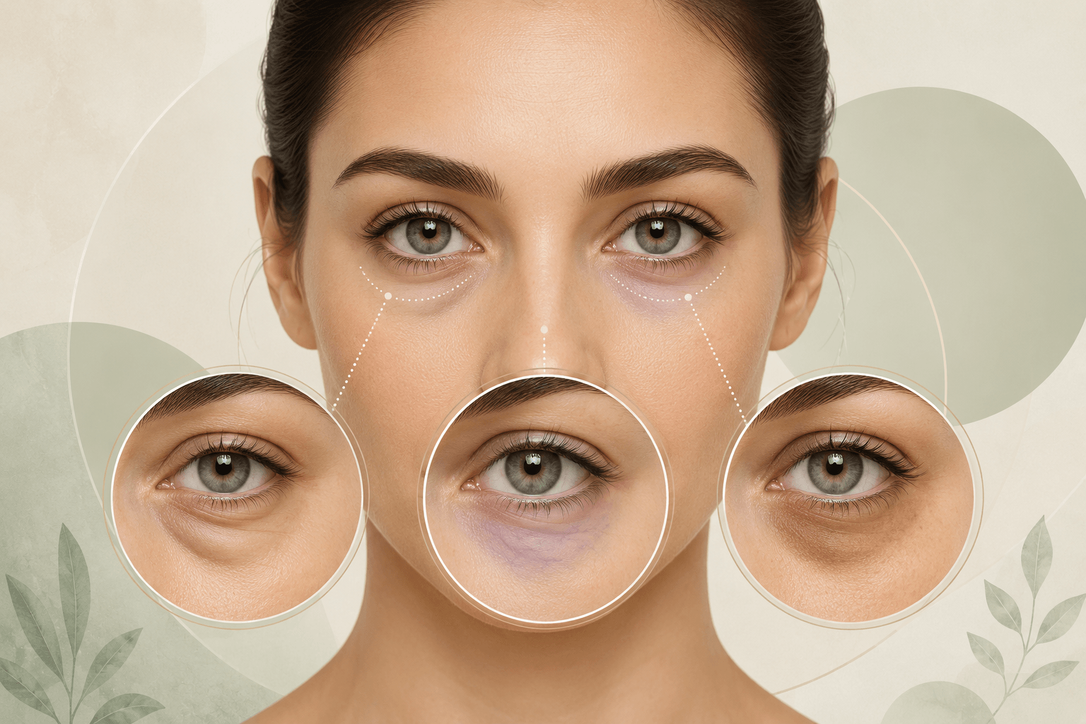 Los tres tipos de ojeras: hundidas, vasculares y pigmentarias